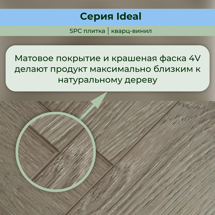 35ID31 Кварцвинил замковый STRONG STEP Идеал 126x630x5 Графит