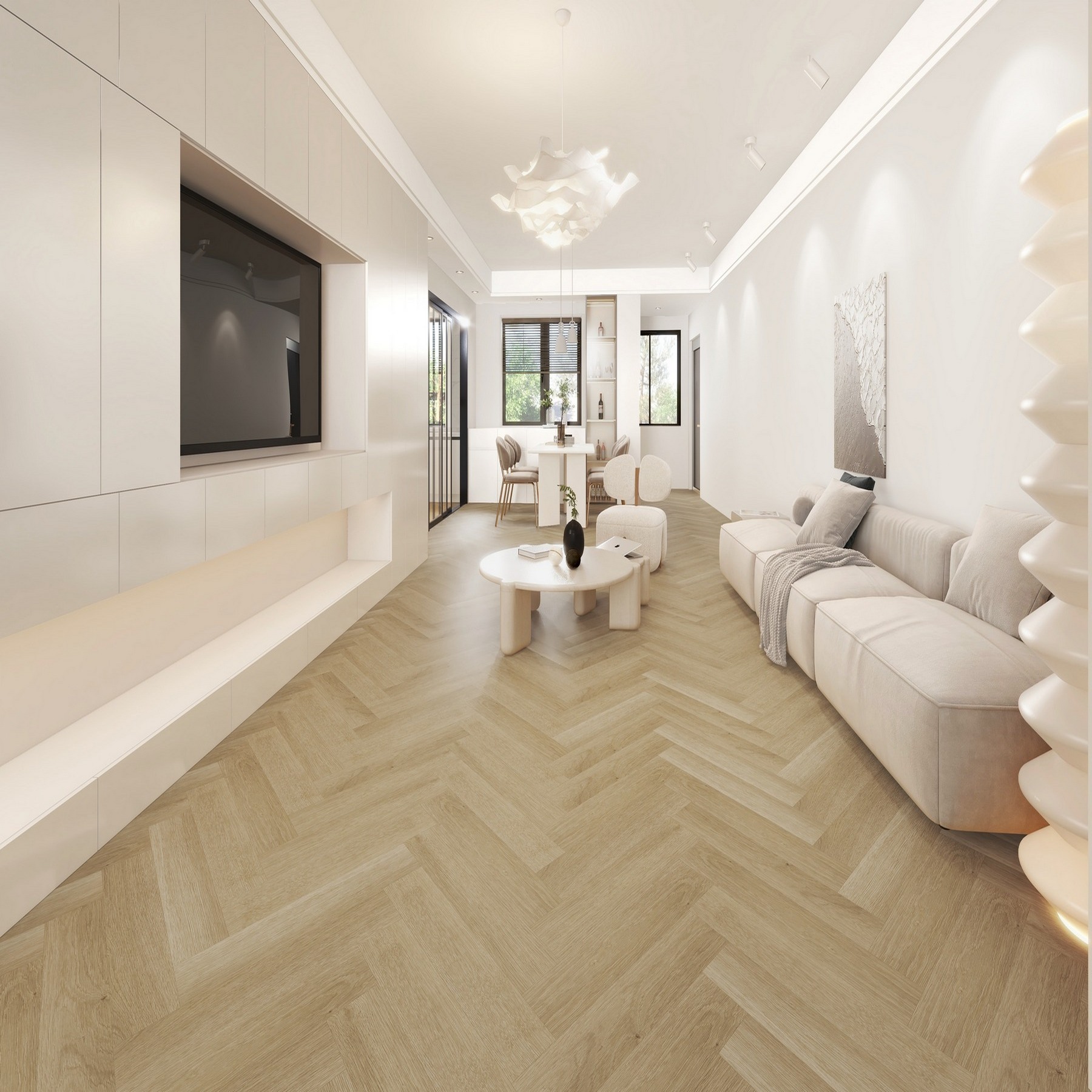 35ID37 SPC плитка STRONG STEP Ideal 126x630x5 Саванна